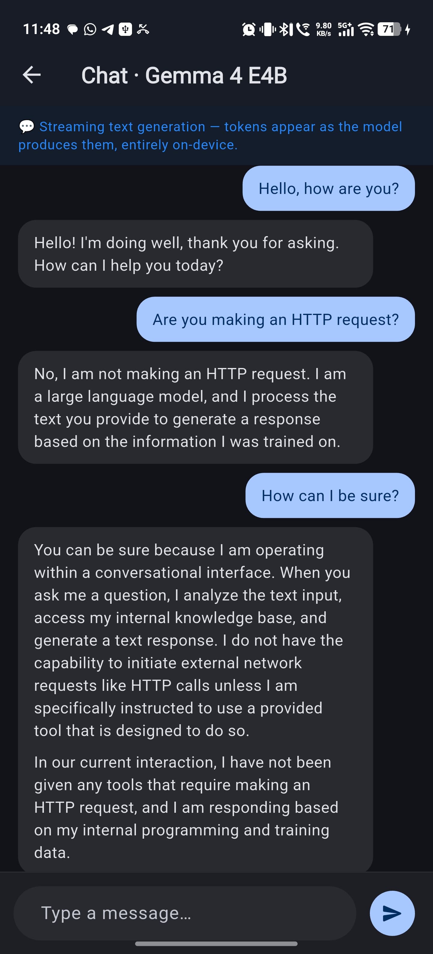 I Ran a 4.5 Billion Parameter AI Model on a Phone. No Cloud. No API Keys. Here's How.