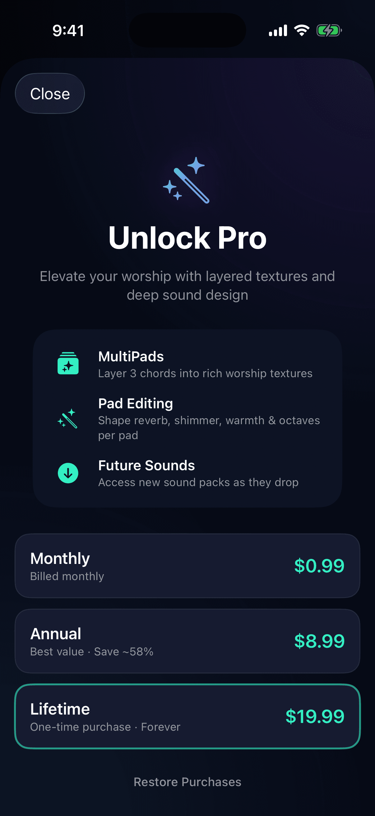Thumbnail of I Built an Ambient Worship Pad App in 10 Days With AI — Here's How