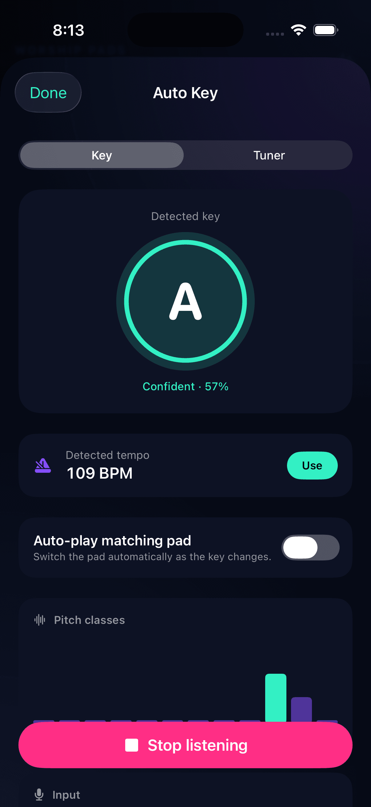 Auto key detection